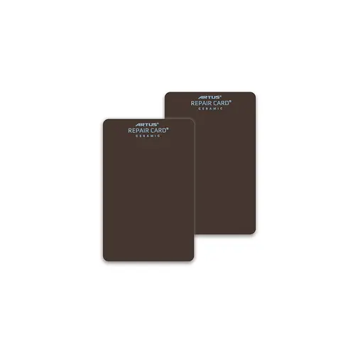 Colour chart cc2050 brown &ndash; Akemi colour charts for precise colour matching in ceramic repairs.