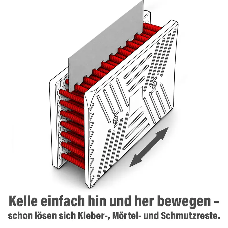 Zusatzbild Zahn Kelle einfach sauber machen