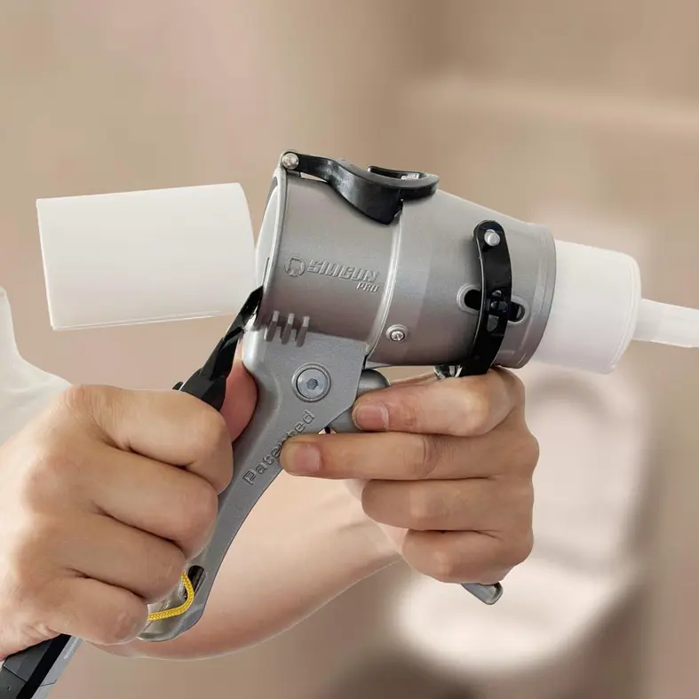 Fugenpresspistole k&uuml;rzt die Kartusche automatisch 