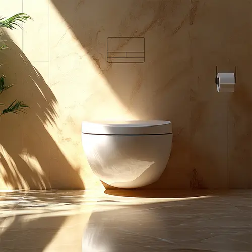 Royal Flush Blue Base - Side Button tileable push plate &ndash; for a harmonious and flush-fitting finish.