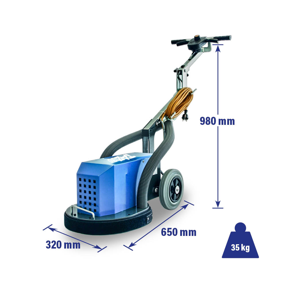 BS TAZ 35 floor sander dimensions