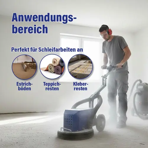 BS TAZ 35 floor sander &ndash; areas of application