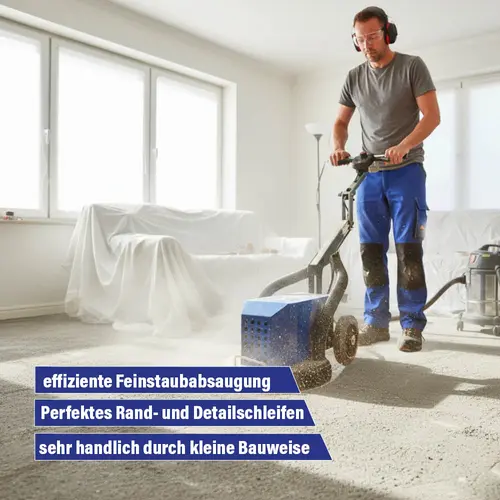 BS TAZ 35 floor sander &ndash; advantages
