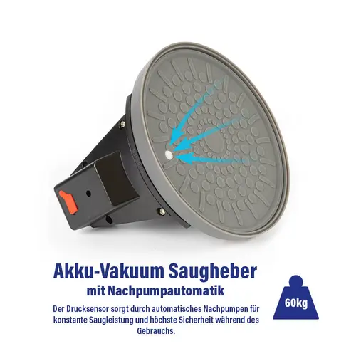 Mini aspirateur sans fil E-Grip Plus avec pompage automatique