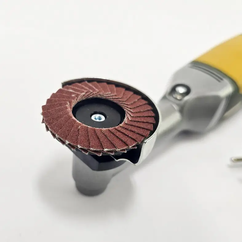 Zusatzbild Langhalswinkelschleifer Brushless von Proxxon mit Diamantfächerscheibe