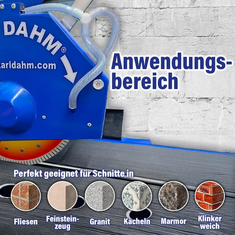 Terr Ultra diamond cutting disc &ndash; recommended materials