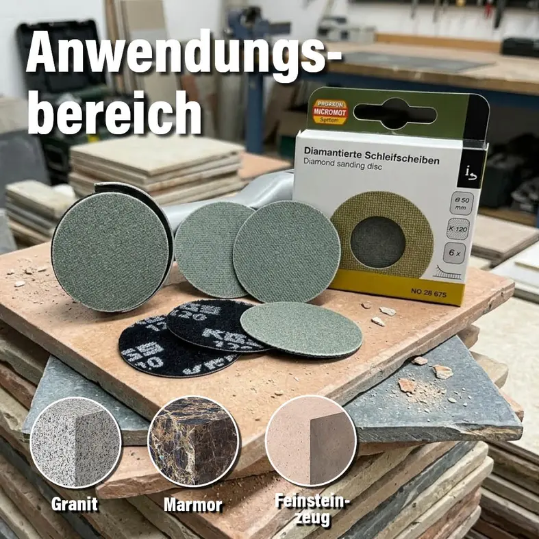 Image supplémentaire Disque abrasif diamanté pour le travail du granit