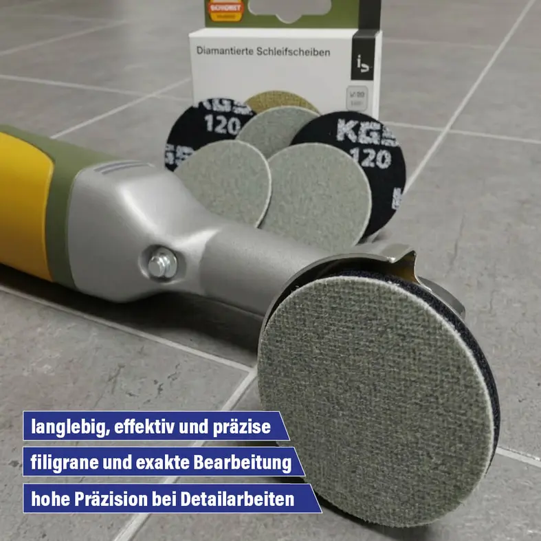 Image supplémentaire Disque abrasif diamanté pour les travaux de précision