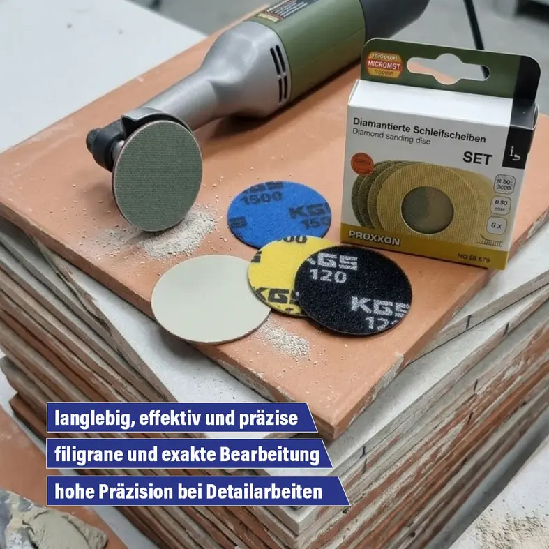 Zusatzbild Diamantierte Schleifscheiben besonders langlebig und präzise