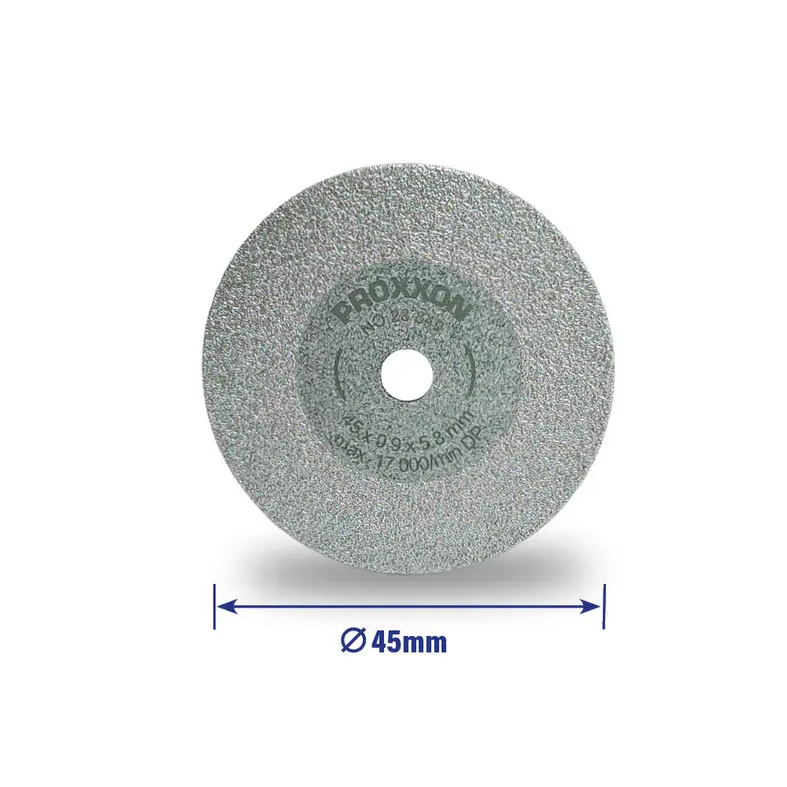 Image supplémentaire Disque à tronçonner diamanté Uni Cut - Dimensions Ø 45 mm